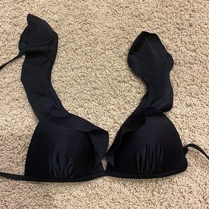 Black bikini top